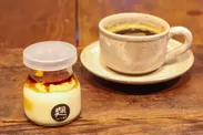 ヨーグルトと豆乳のギルトフリー免疫力UPムースとコーヒー