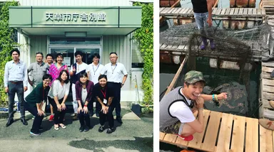 天草市役所所員と当社社員