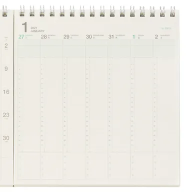 hands+　卓上2面カレンダー 2