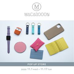 ポップでカラフルなレザーブランド「MACAROOON」、阪急うめだ本店にてPOP UP STORE開催！