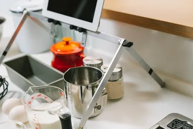 作業スペース広々