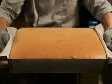 「fortune台湾カステラ」焼きたて