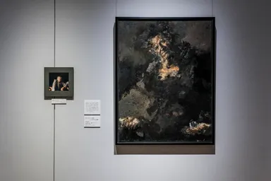 画像2：今回の展覧会の代表作品となっている　アルバイシンの男ーミゲールの像ー