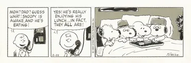 「ピーナッツ」原画 1994年2月22日