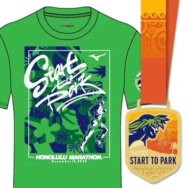 10Kラン＆ウォーク参加記念Tシャツ、完走メダル