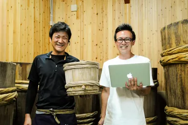 工場内 竹部・前谷