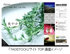 「TAGSTOCK」TOP画面イメージ