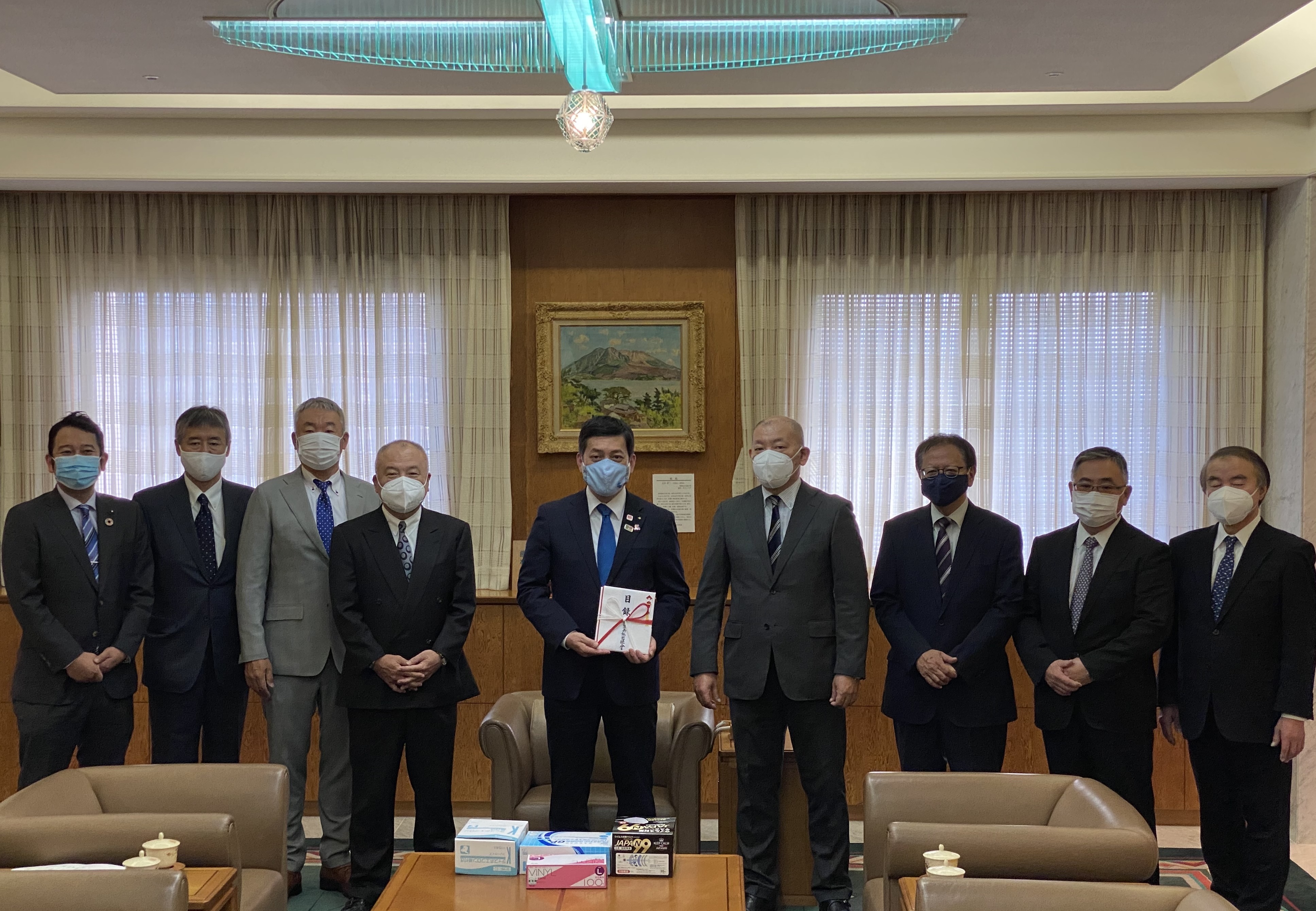 鹿児島県にウイルス対策マスク「JAPAN99」5,000枚を寄贈｜マスク