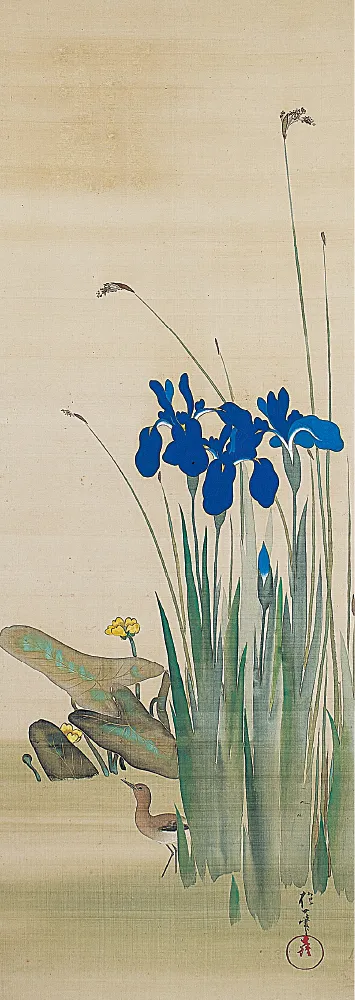 酒井抱一「初夏水邊」