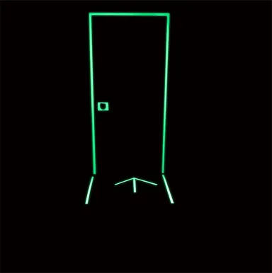 用途例：工場ドア(暗)