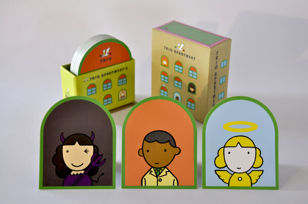 子どもが初めて手にするカードゲームの誕生 Trio Apartment トリオ アパートメント 12月1日発売 戸田デザイン研究室のプレスリリース