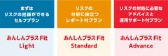 あんしんプラスFit　選べる3つのプラン