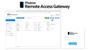 Photron Remote Access Gatewayロゴ/画面イメージ
