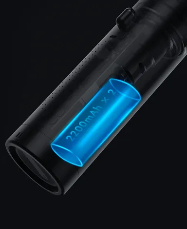 【大容量バッテリー】2,200mAh