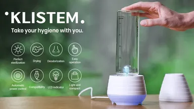 コンパクトなスタンド型