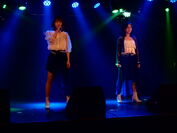 初ステージとなった新体制・紗音都の岩村柚希(左)と湊菜津子(右)