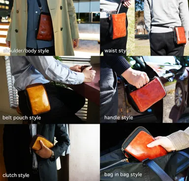 コンフォート：大人の洗練されたデザインと素材のこだわりに、 6WAYスタイルの使い方で快適性追求