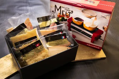 ラクレット ド サヴォワ、スイス産チーズフォンデュ、レコルト ラクレット＆フォンデュメーカーセット　12,480円（税込、送料別）