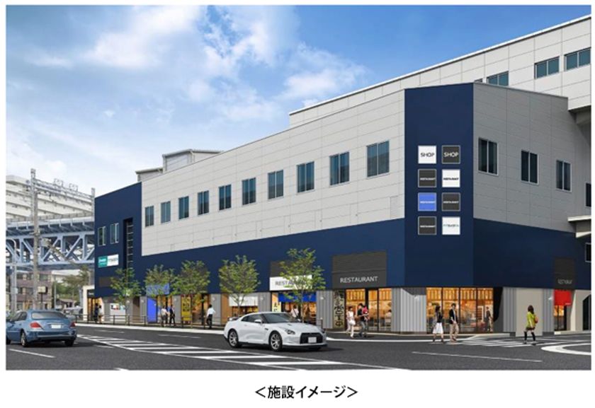 阪神なんば線西九条駅西口の高架下をリニューアル!!
12月上旬から、新規店舗が順次オープン
～1階部分を増床し、新たな賑わいが生まれる施設に変わります～