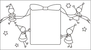 塗り絵デザイン(イメージ)