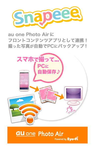 au one Photo Airにも連携！