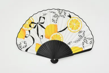 『LEMON RIBBON』シェル型扇子