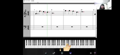 るるオンラインこども音楽教室では、ピアノが弾けるためのわかりやすい工夫が満載