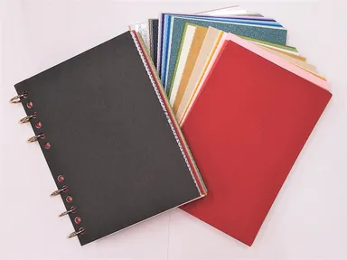 「紙の見本帳ノート」切り取りイメージ2