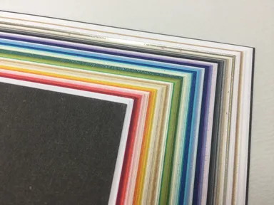 「紙の見本帳ノート」使用紙