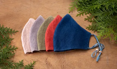 「エシヌ」植物染料染めマスク