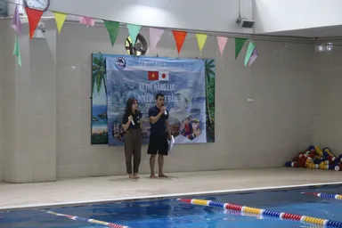 泳力検定会　開会式