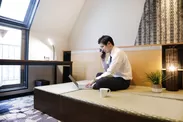 リラックスできる畳スペース（京都タワーホテルアネックス812号室）