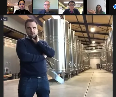 南仏のワイナリーの様子