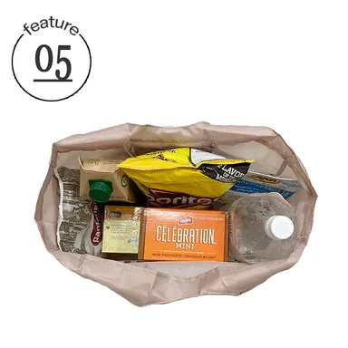 Feature05：収納力が◎！間口が大きいので出し入れしやすい点が◎