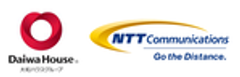 大和ハウス工業株式会社　NTTコミュニケーションズ株式会社のロゴ