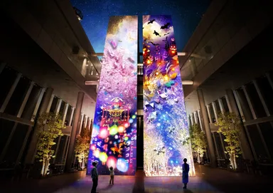 【プロジェクションマッピング作品 イメージ】