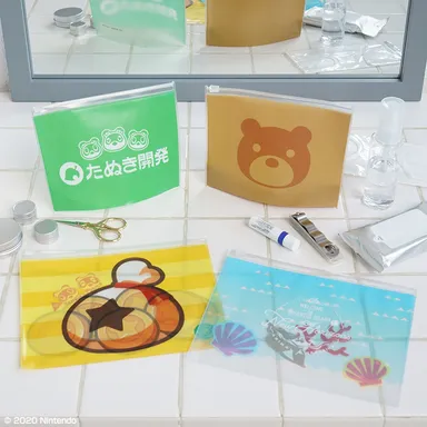 E賞：クリアなスライダー付ポーチ(イメージ)