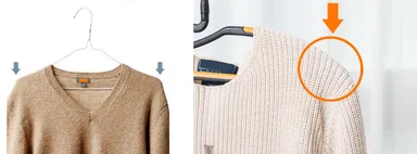 肩の変形防止デザイン