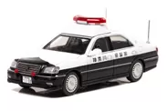 1/43 トヨタ クラウン 2004 神奈川県警察地域部自動車警ら隊車両(027)：左前