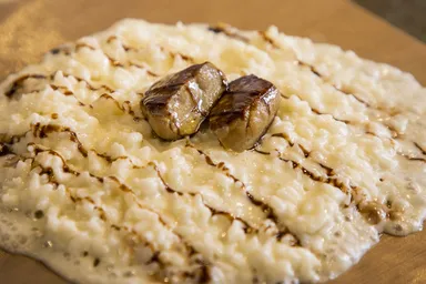 フォアグラとチーズのリゾット