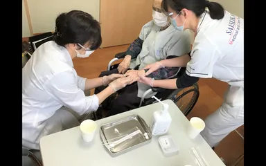 訪問診療時の様子