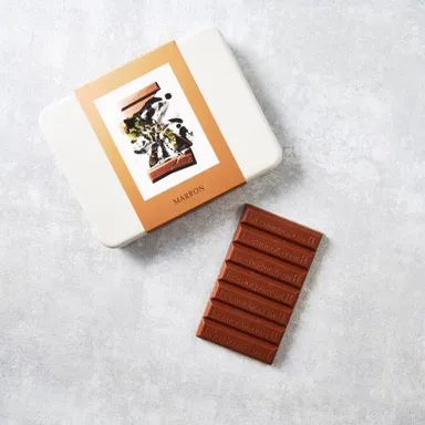Tablette de chocolat　MARRON(栗)