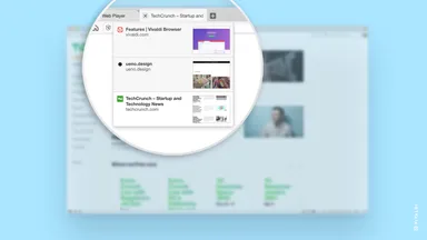 新しいタブスタックのサムネイル表示