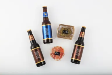 ダークエール＆ペールエール＆BALPALペアリングおつまみ2種