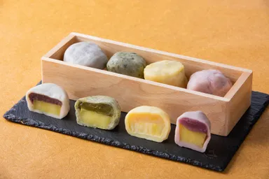 九州産紅はるかを使ったいきなり団子