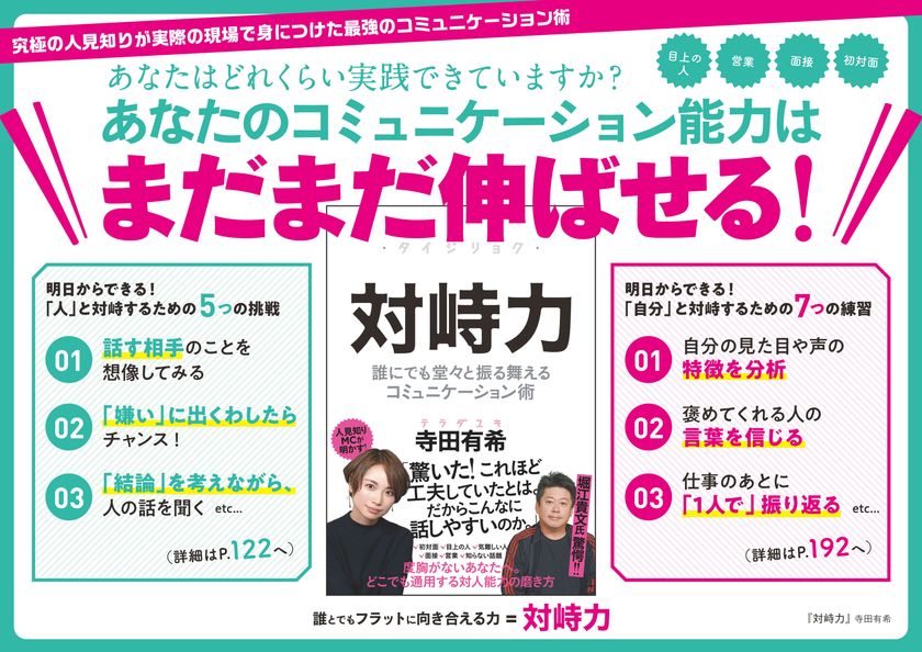 まるで猛獣使い ホリエモンチャンネルmcの寺田有希氏 初の書籍 対峙力 が12月11日発売 株式会社クロスメディア パブリッシングのプレスリリース