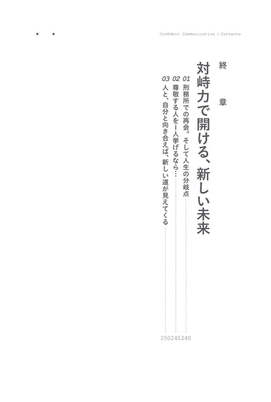 『対峙力』目次4