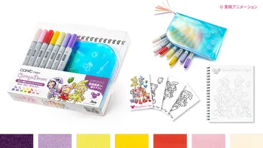 おジャ魔女どれみ コピックセット おんぷ・ももこ・ぽっぷカラー