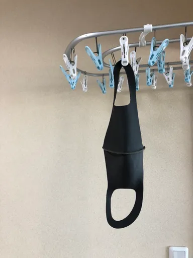 3. マスクを乾かします