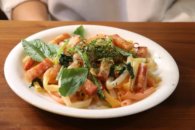 パスタにした写真